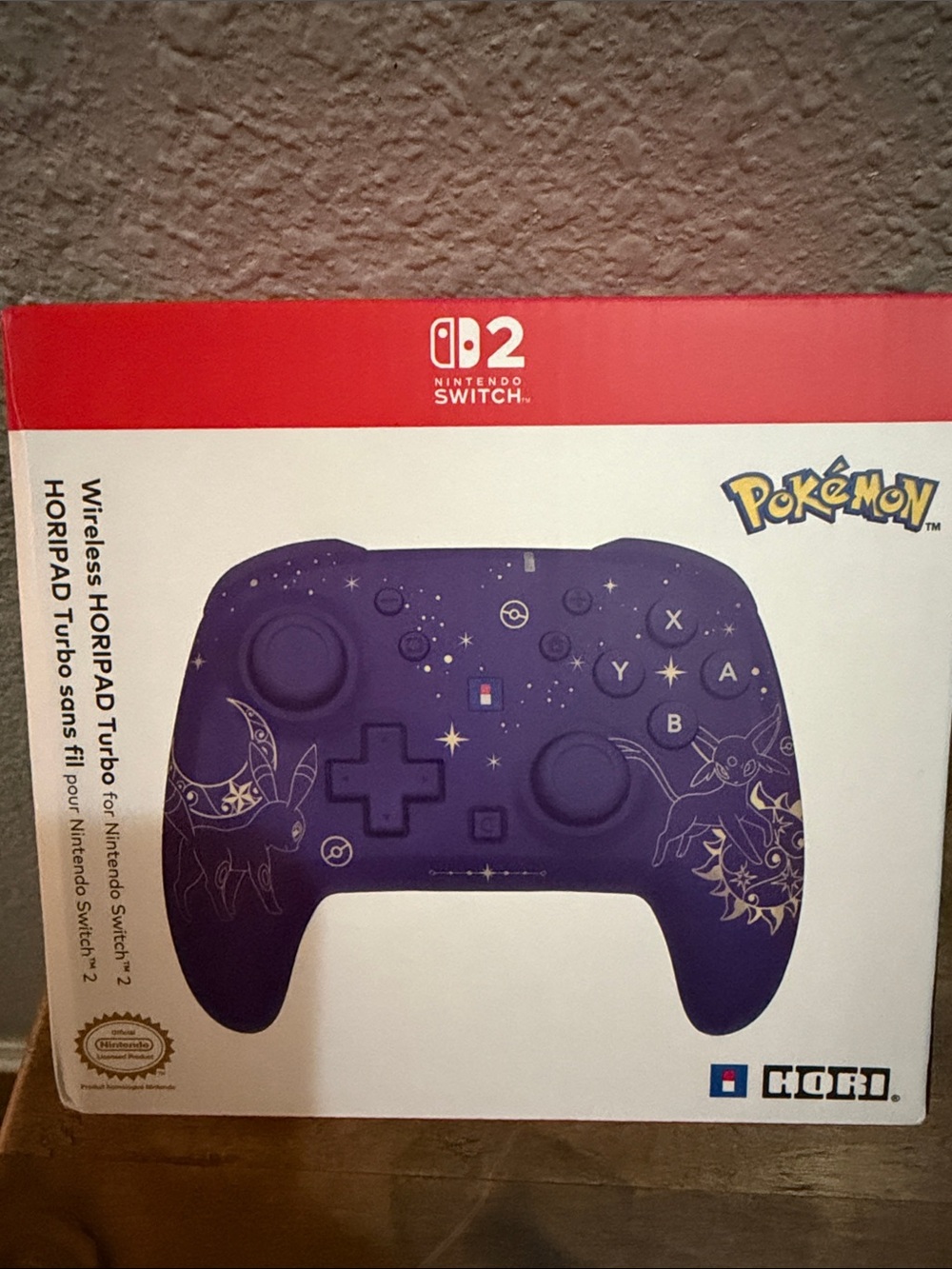 Pokémon Wireless HORIPAD Turbo Controller for Nintendo Switch 2- Purple